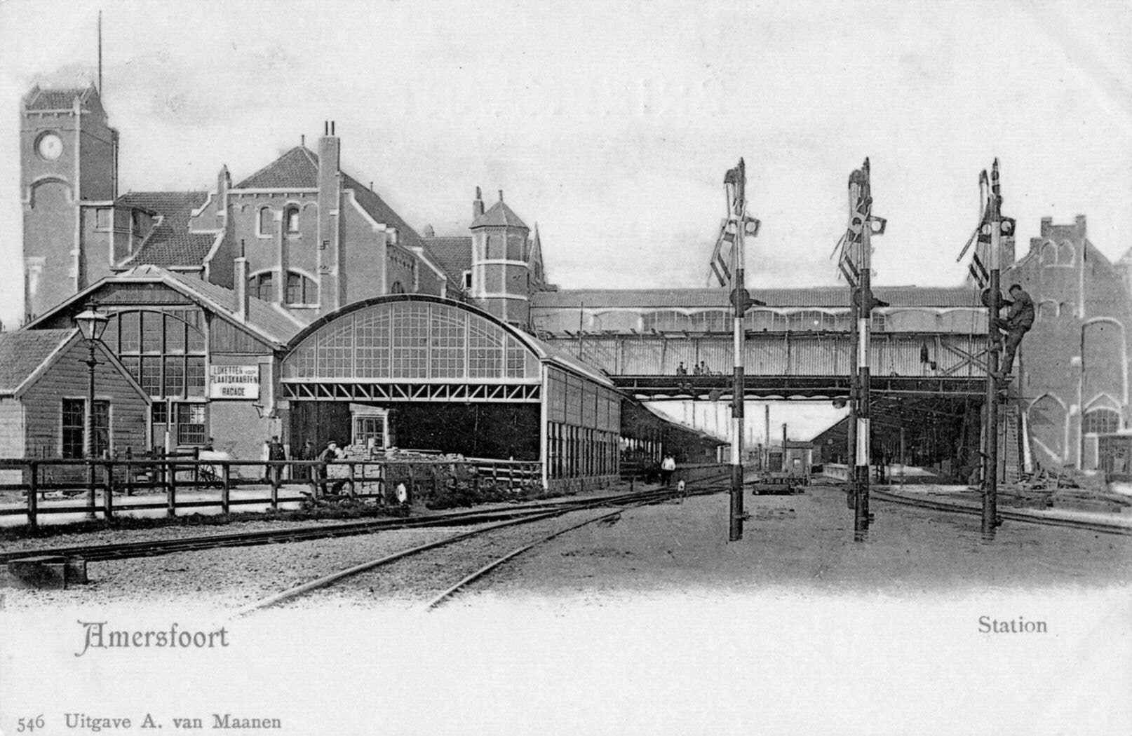 Station Amersfoort rond 1900